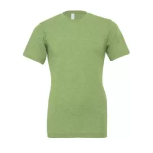 Image of Bella + Canvas Adults Unisex Heather CVC T-Shirt (L) (Heather Green)