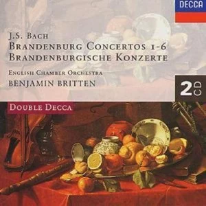 Image of JSBach Brandenburg Concertos 1-6 by Johann Sebastian Bach CD Album