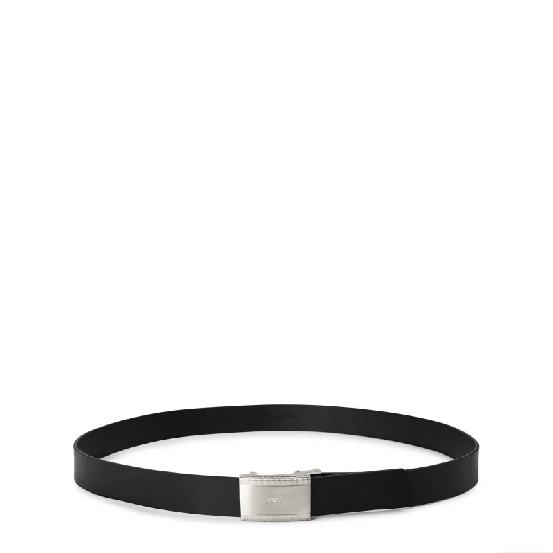 Image of Boss Mens Jan Leather Belt Black male 38R (100cm)