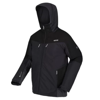 Image of Regatta Highton Stretch II Waterproof Jacket - Ash/Black