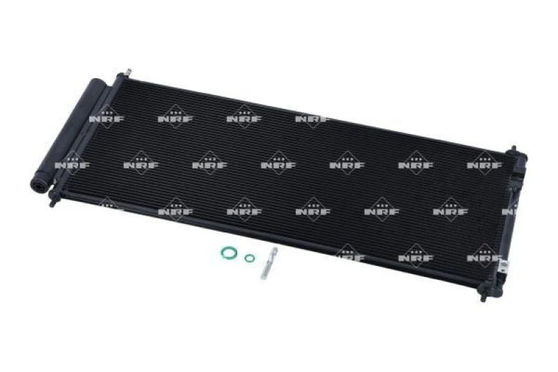 Image of NRF 35943 Condenser EASY FIT, with seal ring, with nitrogen filling Aluminium Condenser,air conditioning (448)