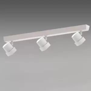 image of Moka 3-Light Ceiling Spotlight Bar Light White