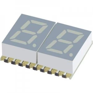 image of Seven segment display Green 7.62mm 2 V No. of digits 2