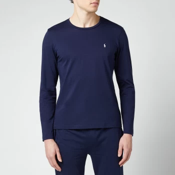 Image of Polo Ralph Lauren Mens Liquid Cotton Long Sleeve T-Shirt - Cruise Navy - M