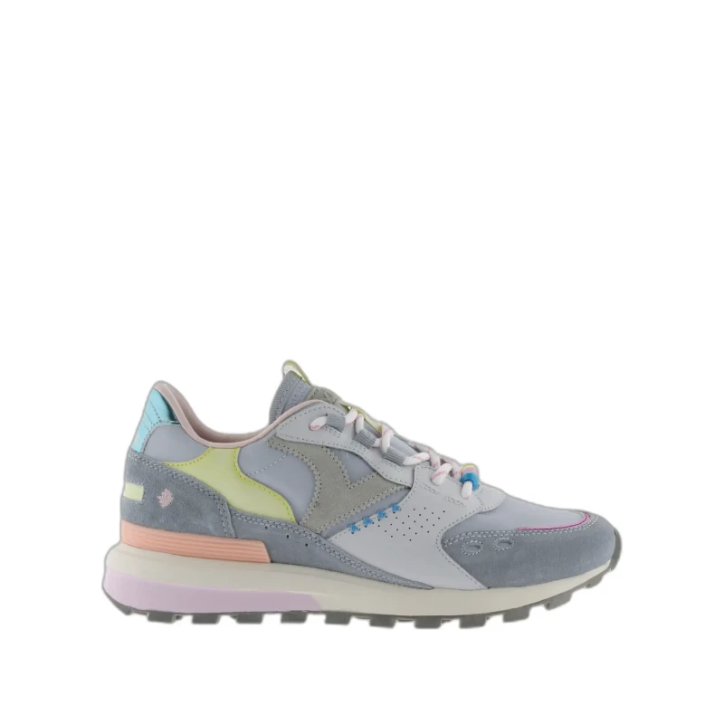 Image of Victoria Womens nylon and suede trainers Victoria Luna Bleu Female 38