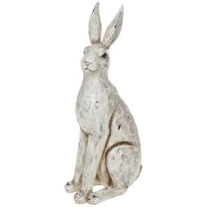 Image of Large Country Cream Sitting Hare Ornament