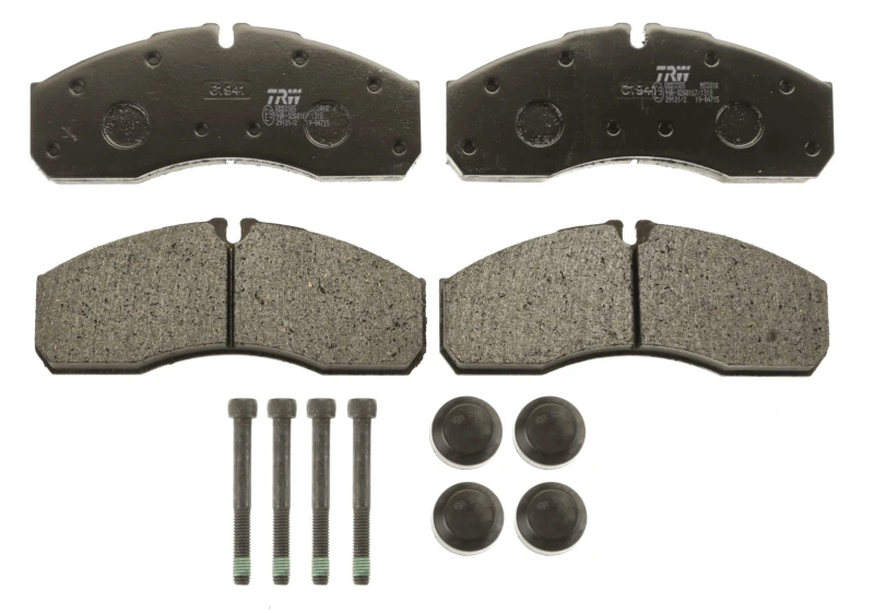 Image of TRW GDB3385 Brake pad set prepared for wear warning indicator, with accessories Brake Pad Set,disc brake (402)