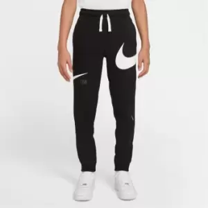 Image of Nike Fleece Swoosh Joggers Junior Boys - Black