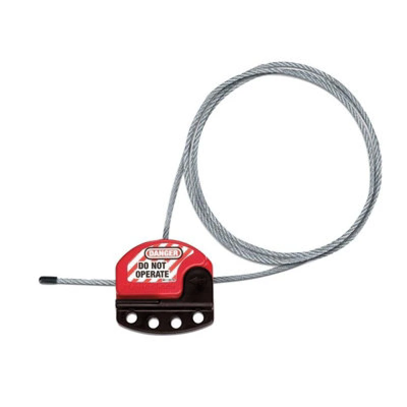 Image of Master Lock Four Padlock Lockout Hasp With Adjustable Cable 1.8m Multicolor Unisex