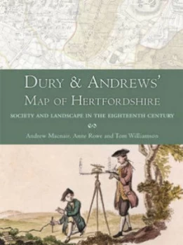 Image of Dury and Andrews Map of Hertfordshire by Andrew Macnair Paperback