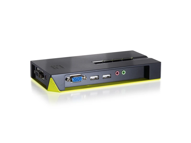 Image of LevelOne 4-Port USB VGA KVM Switch. audio support