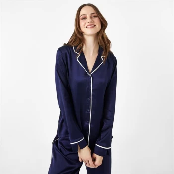 Image of Biba BIBA Silk Pyjama Set - Midnight