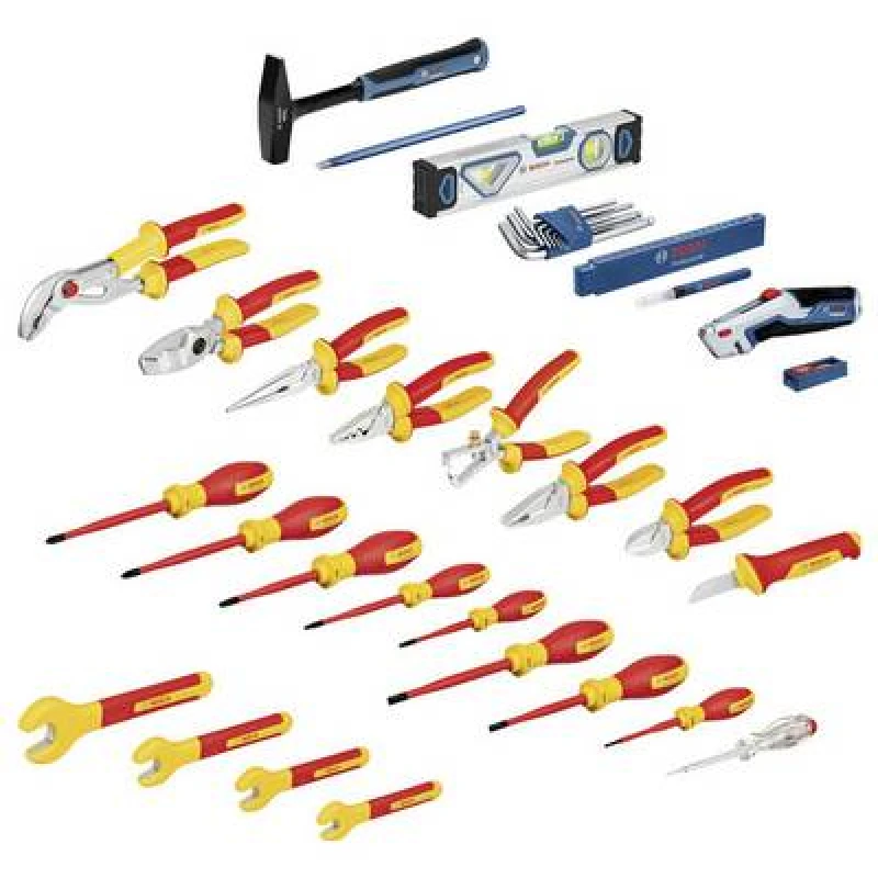 Image of Bosch Professional Bosch Professional 1600A02NG4 1600A02NG4 Tool kit Electrical contractor 1600A02NG4
