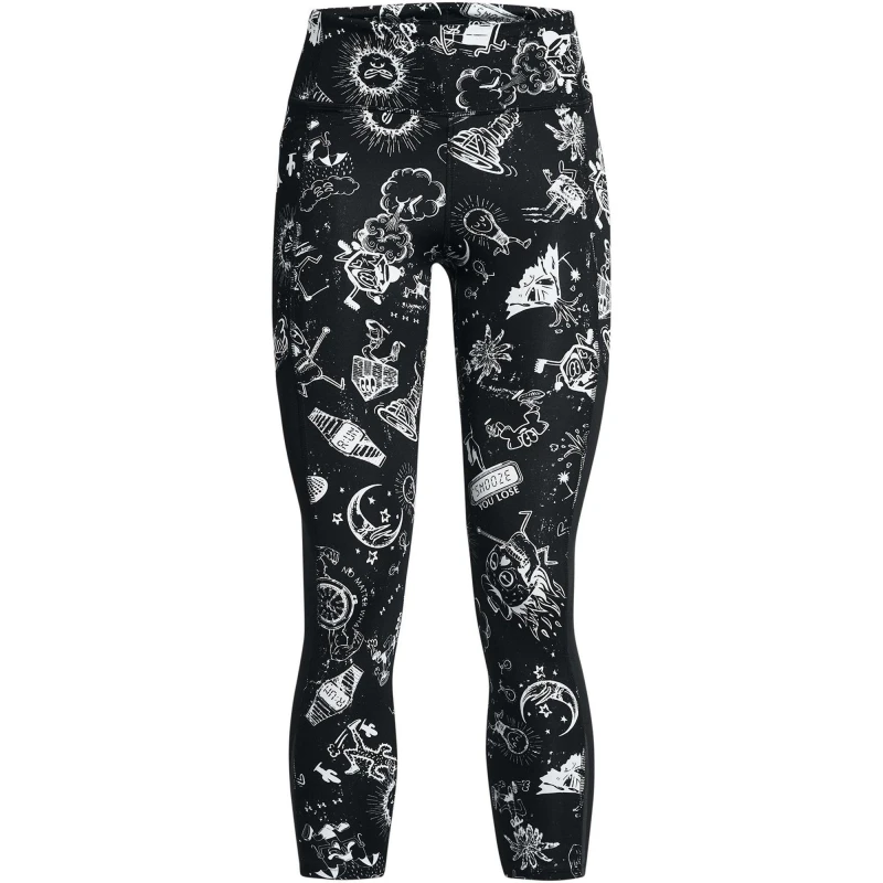 Image of Under Armour Womens We Run Ankle Performance Tight Black female 8 (XS)