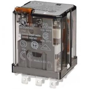 Image of Finder 62.33.9.012.0040 Power Relay 3 changeover contacts 12 Vdc