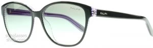 Ralph RA5128 Sunglasses Black / Purple 960-11 55mm