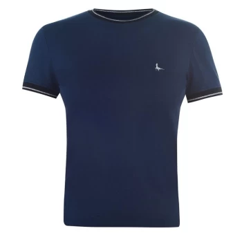 Image of Jack Wills Bethune Ringer T-Shirt - Navy