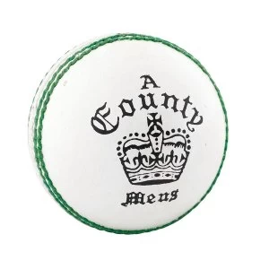 Image of Readers County Crown Cricket Ball White - Mens