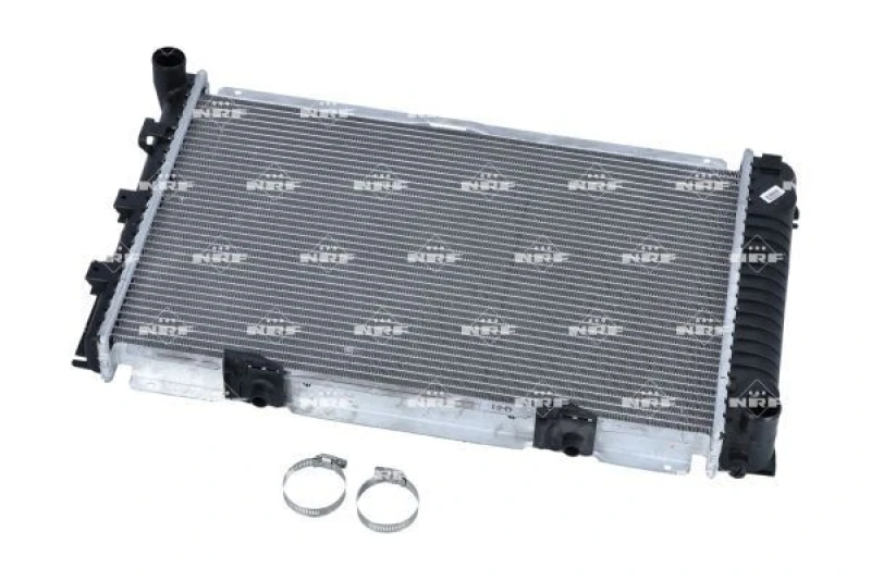 Image of NRF 58925 Engine radiator EASY FIT Brazed cooling fins, Aluminium, with mounting parts Aluminium Radiator,engine cooling (470)