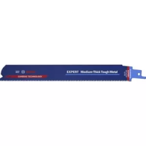 Image of Bosch Accessories 2608900376 EXPERT 'Medium-Thick Tough Metal' S 1155 HHM saber saw blade, 10 pieces Saw blade length 225mm 10 pc(s)
