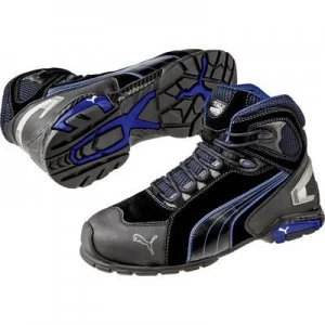 image of PUMA Safety Rio Black Mid 632250-40 Safety work boots S3 Size: 40 Black, Blue 1 Pair