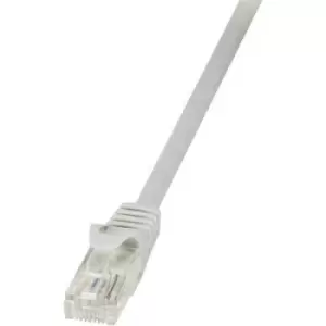 image of LogiLink CP1142U RJ45 Network cable, patch cable CAT 5e U/UTP 50.00 m Grey