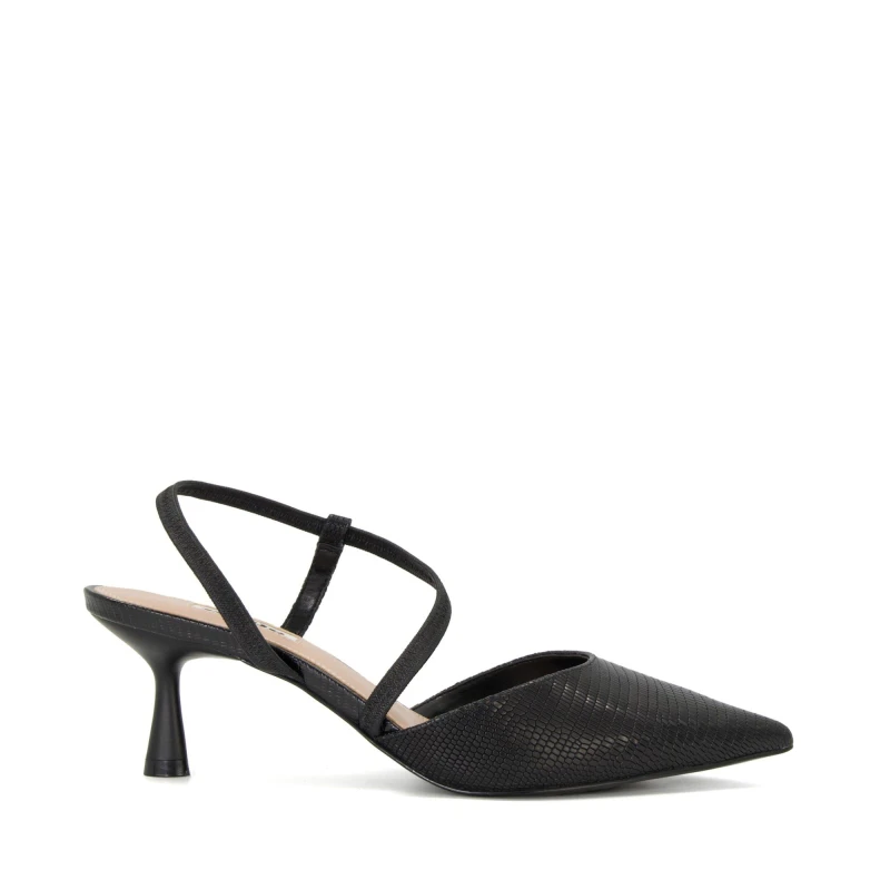Image of Dune London Womens Citrus Stiletto Heeled Mules Black female 7 (40)