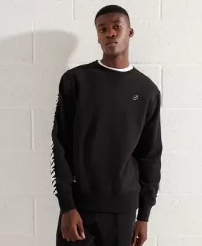 Image of Superdry Code Logo Tape Crew Sweatshirt