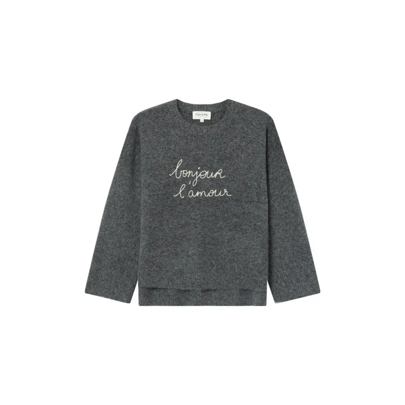 Image of Grace & Mila Woman sweater Grace & Mila Saints Gris Female XS/S