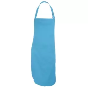 image of Dennys Adults Unisex Catering Bib Apron With Pocket (One Size) (Mid Blue)