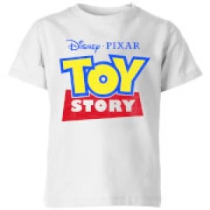 Image of Toy Story Logo Kids T-Shirt - White - 11-12 Years