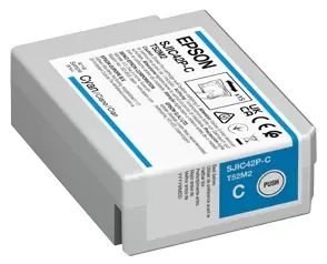 Image of Epson SJIC42P Cyan Ink Cartridge