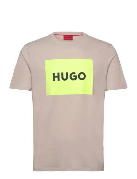 Image of HUGO Dulive222 Graphic T-Shirt Light/Pastel Grey S