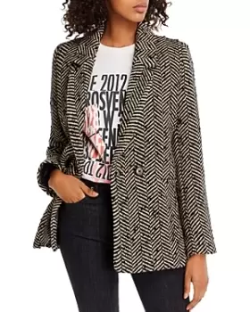 image of Anine Bing Fishbone Blazer