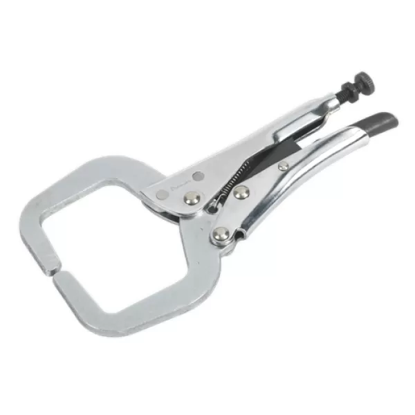 Image of Genuine SEALEY AK6826 Locking C-Clamp 165mm 0-45mm Capacity