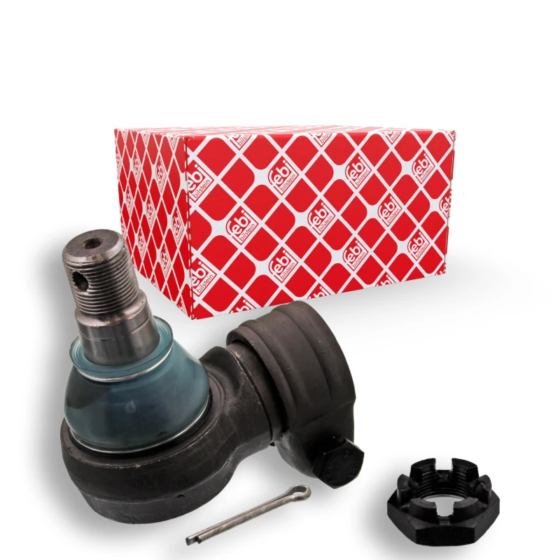 Image of FEBI BILSTEIN 35636 Track rod end Rear Axle, with crown nut and split pin Tie Rod End (914)