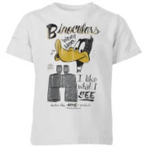 image of Looney Tunes ACME Binoculars Kids T-Shirt - Grey - 11-12 Years