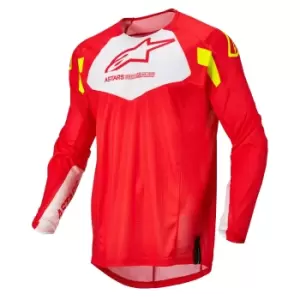 Alpinestars Techstar Factory Jersey Red Fluo White Yellow Fluo M