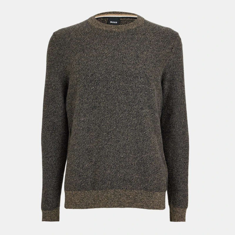 Image of Boss Mens HBB Marameo Jumper Medium Beige male Small