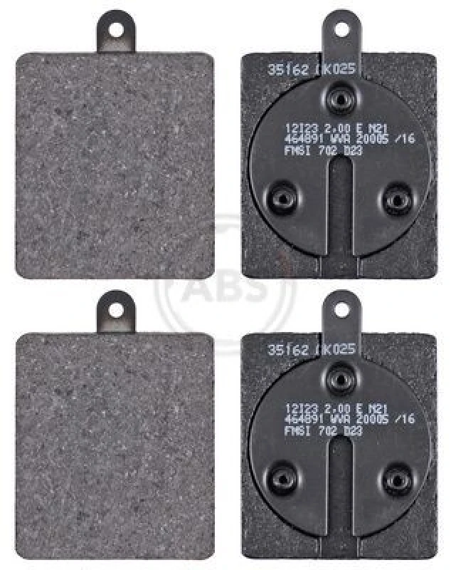 Image of A.B.S. Brake pad set A.B.S. 35162