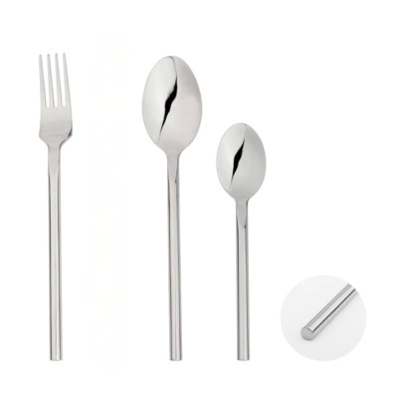 Image of Glim & Glam Cutlery Sets Stainless Steel 16 Piece Set Forged Handle Silver unisex