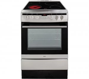 image of Amica 608CE2TAXX Single Oven Ceramic Hob Electric Cooker