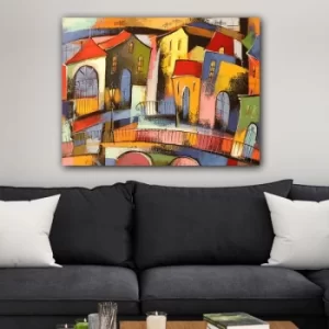 Image of 1042732249_70100 Multicolor Decorative Canvas Painting