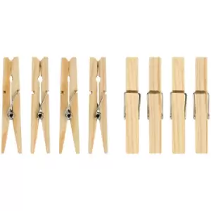 image of Elliott Pinewood Clothes Pegs, 36pcs, Brown