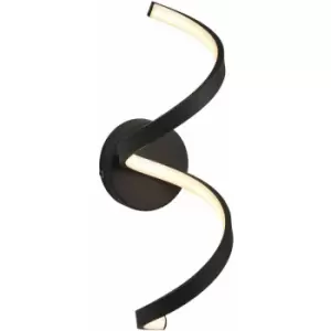 Image of Non Automatic Outdoor LED Wall Light - Textured Black & White Diffuser