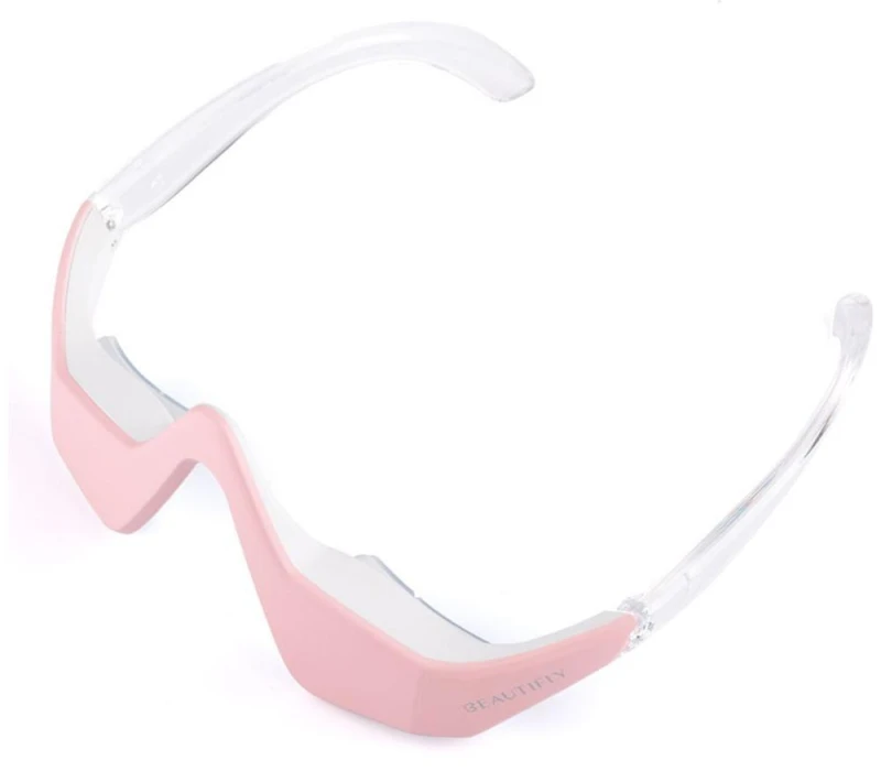 Image of BEAUTIFLY Blush series IllumiEyes Therapy Eye Massager - Pink & White, Pink,White 5903003701637