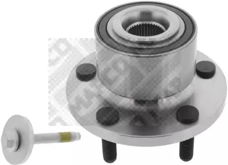 Image of MAPCO 46603 Wheel bearing kit Front axle both sides, with ABS sensor ring Wheel Bearing Kit (654)