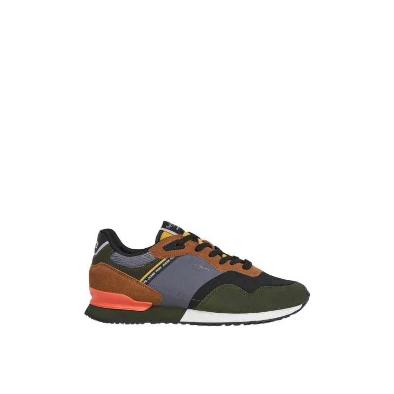 Image of Pepe Jeans London Mood M Trainers Khaki/Brown Men 40 (6.5);41 (7);42 (8);43 (9);44 (9.5)