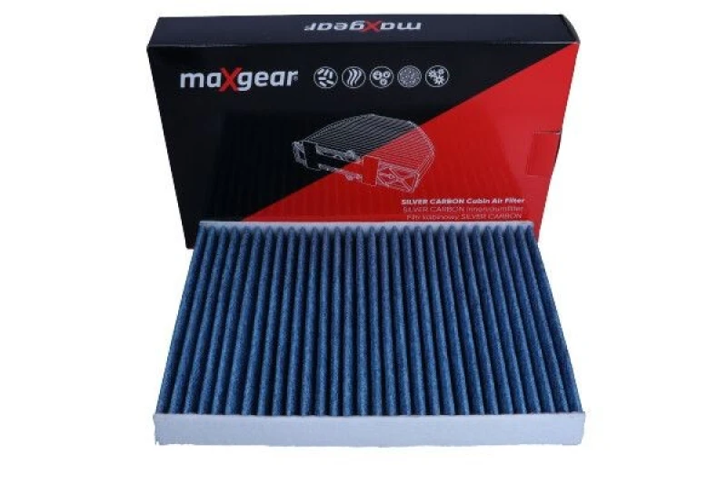 Image of MAXGEAR 26-1817 Pollen filter SILVER CARBON with anti-allergic effect Filter,interior air (424)