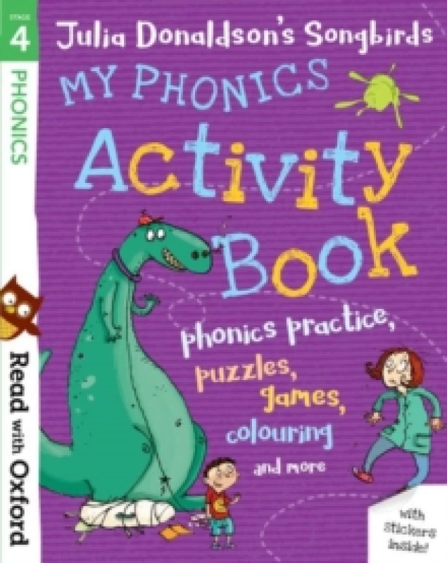 Image of Julia Donaldson Read with Oxford: Stage 4: Julia Donaldson's Songbirds: My Phonics Activity Book Multi unisex
